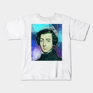 Alexis de Tocqueville Portrait | Alexis de Tocqueville Artwork 6 Kids T-Shirt
